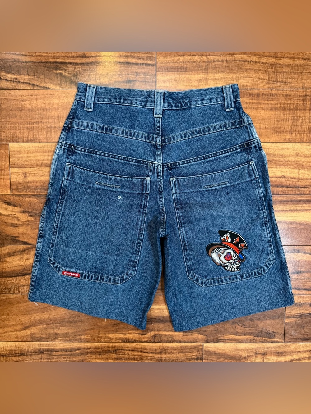 JNCO Tribal Skull Cards Shorts